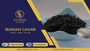 Online sales of Iranian caviar
